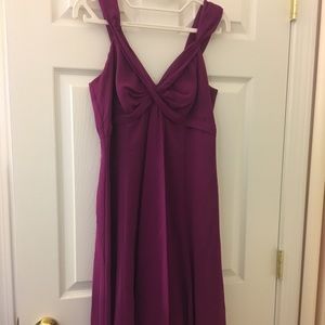 EUC Magenta size 6 LAUREN Ralph Lauren midi dress